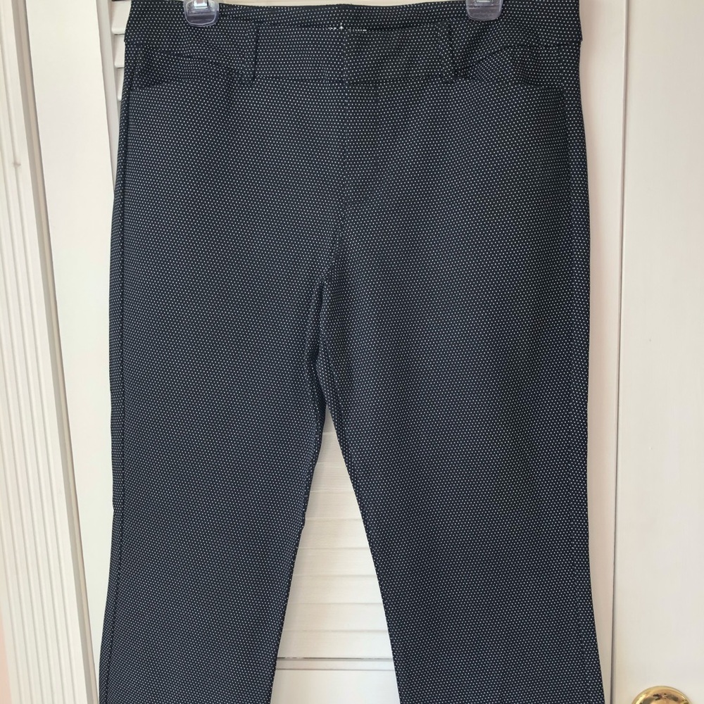 Black polka dot Old Navy pants